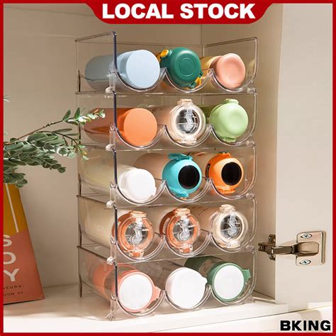 water bottle organiser stackable bottle rack holder bottle storage