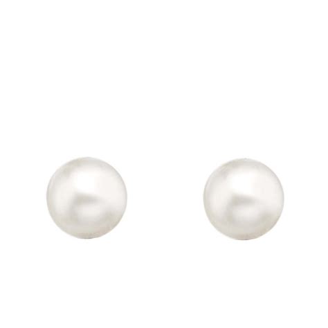 Sterling Silver Pearl Stud Earrings - Fallers - Fallers.ie - Fallers Jewellers Galway