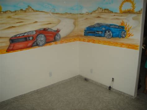 Quartos de bebê Feito Arte Quarto de menino Hot Wheels