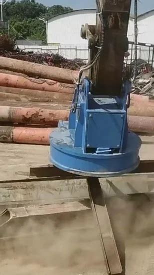 Excavator Hydraulic Lifting Magnet Tons Steel Scrap Hydraulic