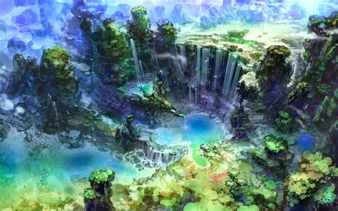 Island Illustration Fantasy Art Hd Wallpaper Wallpaper Flare