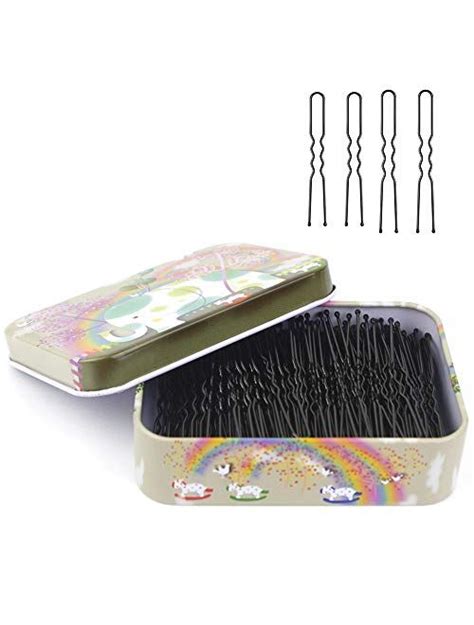 Buy Pcs U Shaped Hair Pins Black Brown Blonde With Cute Case