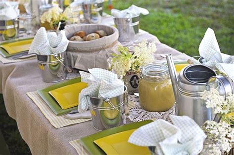 Garden Party Theme - Lots of Ideas on Thoughtfully Simple