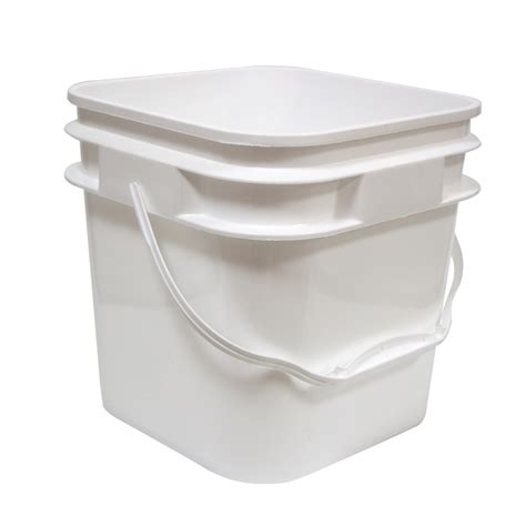 Clear Square Transparent Packaging Food Grade Pp Plastic Bucket With