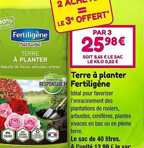 Promo Terre Planter Fertilig Ne Chez Point Vert Icatalogue Fr