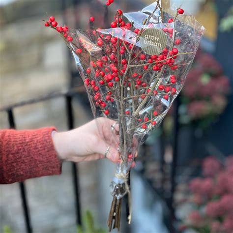 Ilex verticillata | Winterberry Bouquet | grow urban. Edinburgh