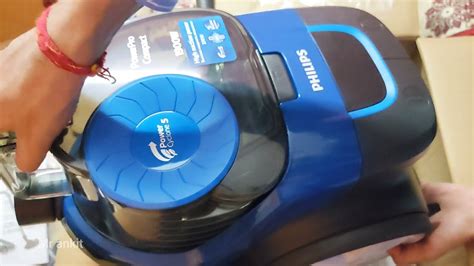 UnBox Philips PowerPro FC9352 01 Compact Bagless Vacuum Cleaner Blue