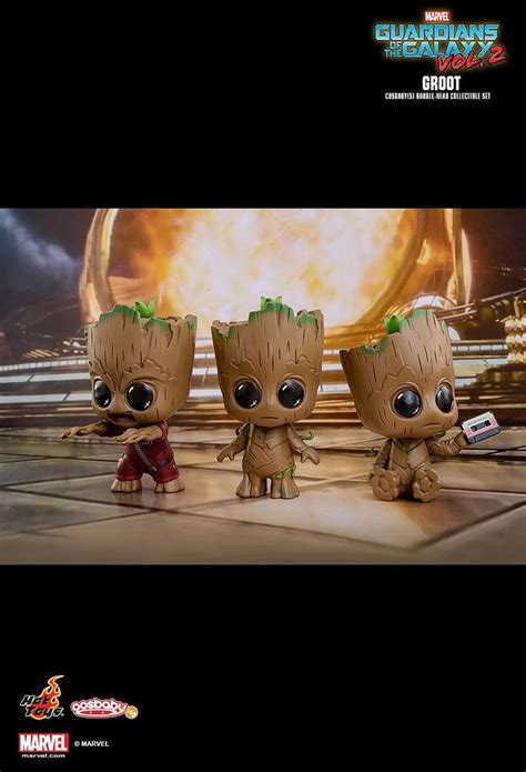 I Am Groot Hot Toys Cosb Groot Cosbaby Bobble Head Pack Toy People News