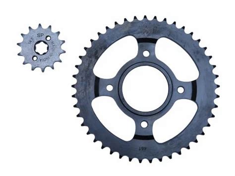 Stainless Steel Bike Hero Super Splendor Chain Sprocket At Rs Set