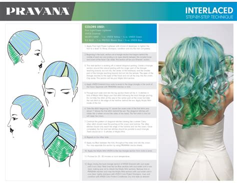 Hair Color Placement Diagrams Peekaboo Hair Color Placement