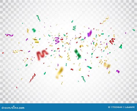 Confetti Color Splash Party Backdrop Glitter Confetti Falling On