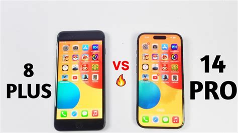 Iphone 14 Pro Vs Iphone 8 Plus In 2023 Speed Test Ios 1661 Youtube