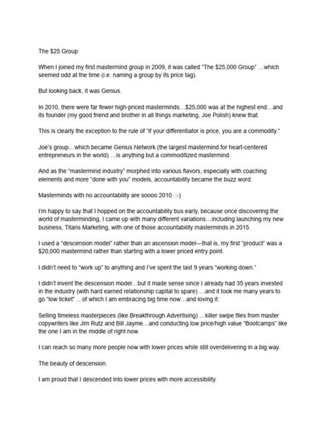 The 25 Group Pdf Self Improvement Social Science