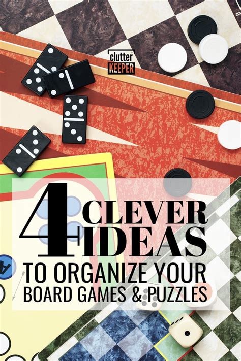 How To Organize Puzzles And Games Clutter Keeper®