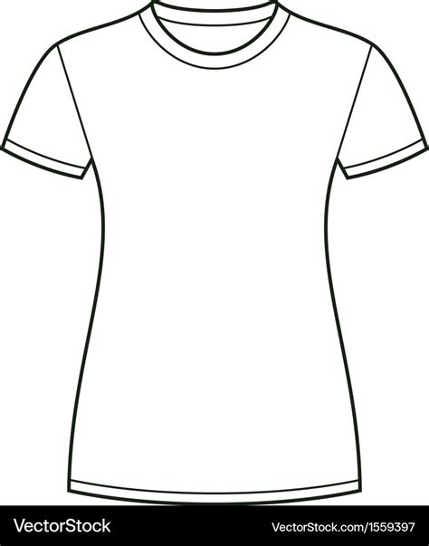 White t-shirt design template Royalty Free Vector Image