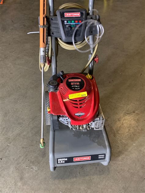 Craftsman 2500 Psi Power Pressure Washer Model 580 988400