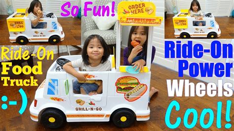 Food Truck Toy Kitchen Playset Playtime Food Truck Seller Pretend