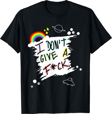 I Don T Give A Fuck T Shirt Amazon De Fashion
