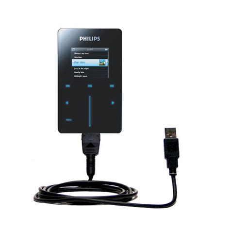 Classic Straight USB Cable Suitable For The Philips GoGear HDD6330 With Power Hot Sync And