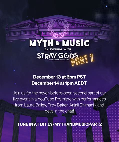 Myth & Music: An Evening With Stray Gods Part 2 Set To Premiere