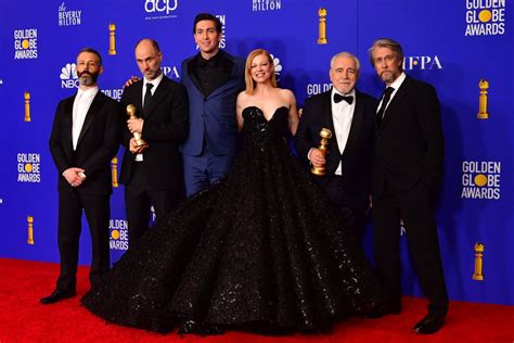 The Cast Of Succession At The Golden Globes See The Cast Of