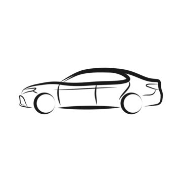 minimalistic car  vector car drawing car sketch car clipart png