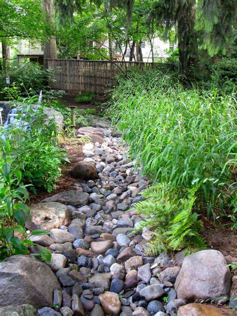 Rock Drainage Swale Houzz