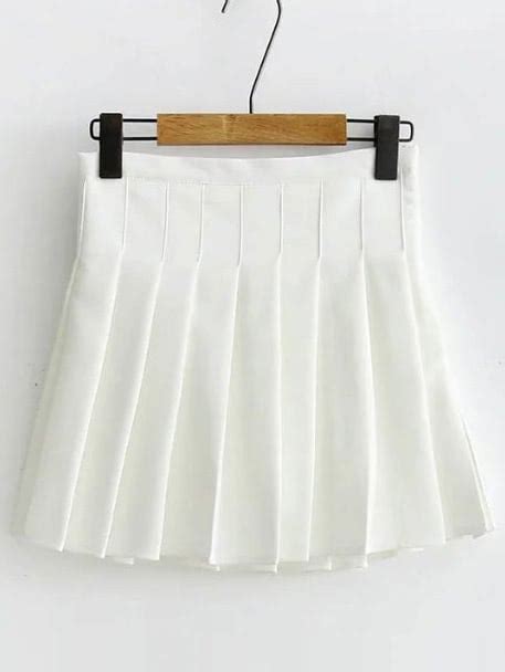 Elastic Waist Pleated Skirtfor Women Romwe