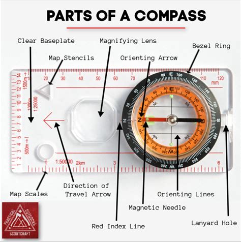 Basic Parts Of A Compass Rpracticalscoutcraft