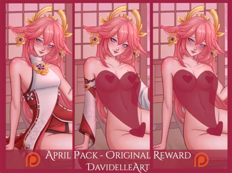 Yae Miko By DavidelleArt Hentai Foundry