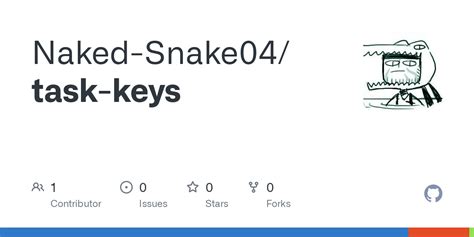 Github Naked Snake Task Keys