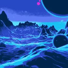 Sea Waves GIF - Sea Waves Moon - Discover & Share GIFs