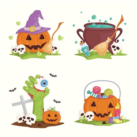 Premium Vector | Halloween vector illustration