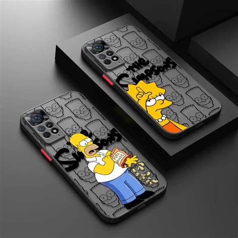 Funda De Tel Fono De La Familia Los Simpsons Para Redmi Note