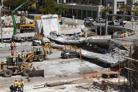 El Impactante Momento En Que Colapsa Un Puente En Florida El Nuevo Día