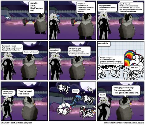 Chapter 1 part. 3: Aiden jumps in - Comic Studio