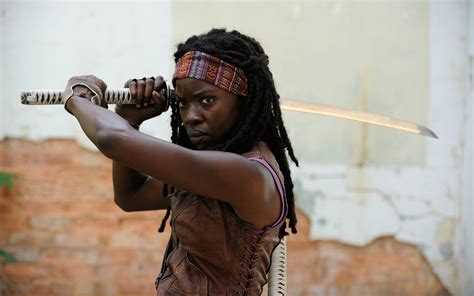 The Walking Dead Michonne Voice Actors Revealed From Danai Gurira To The Ones Who Defined The Character