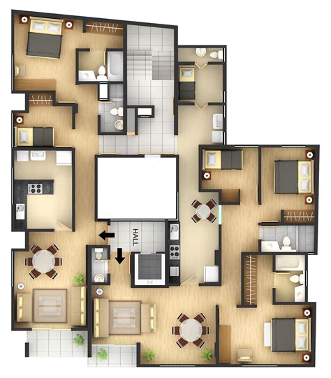 Planos Y Plantas Arquitectónicas De Casas Y Departamentos C4a Floor Plans