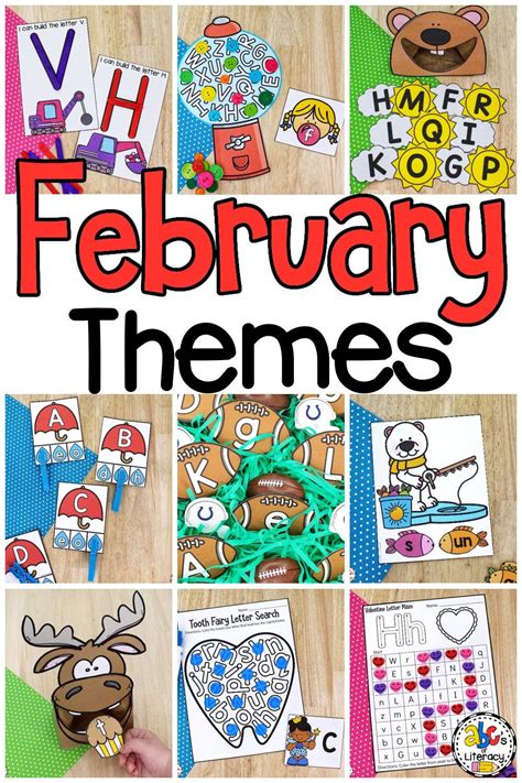 February Preschool Themes In 2024 Preschool Themes Preschool Lesson