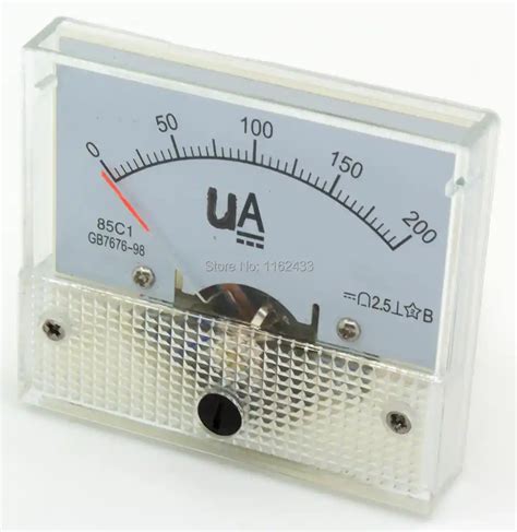 85c1 A Dc Pointer Ammeter Current Meter 15a 20a 30a 50a 75a 100a 150a 200a 300a Need Shunt 85c1