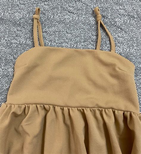 Olivia Nude Baby Doll Dress On Carousell