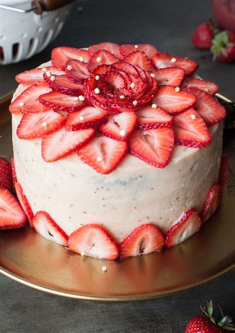 Chocolate Cake With Strawberry Mascarpone Buttercream Saltnpepperhere