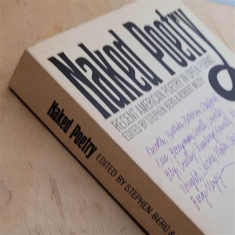 Vintage Naked Poetry Book Recent American Poetry In Open Etsy