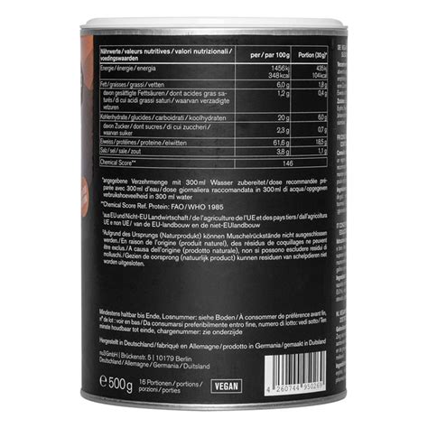 Nu3 Vegan Protein 3k Shake Salted Caramel 500 G Shop Apotheke