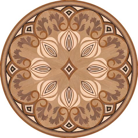 Художественная розетка из массива