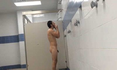 Hot Stud Caught In Shower By Spycam Spycamfromguys Hidden Cams Spying On Men
