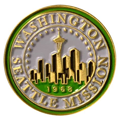 Washington Seattle Commemorative Mission Pin