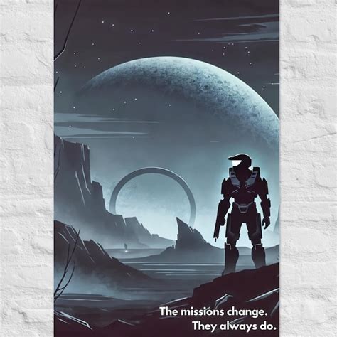 Halo Game Poster - Etsy