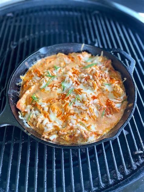 Smoked Buffalo Chicken Dip Easy Buffalo Dip On The Grill