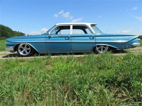 1961 Chevy Belair Bagged Patina Rat Rod Hot Rod Air Ride Slammed Lowrider For Sale